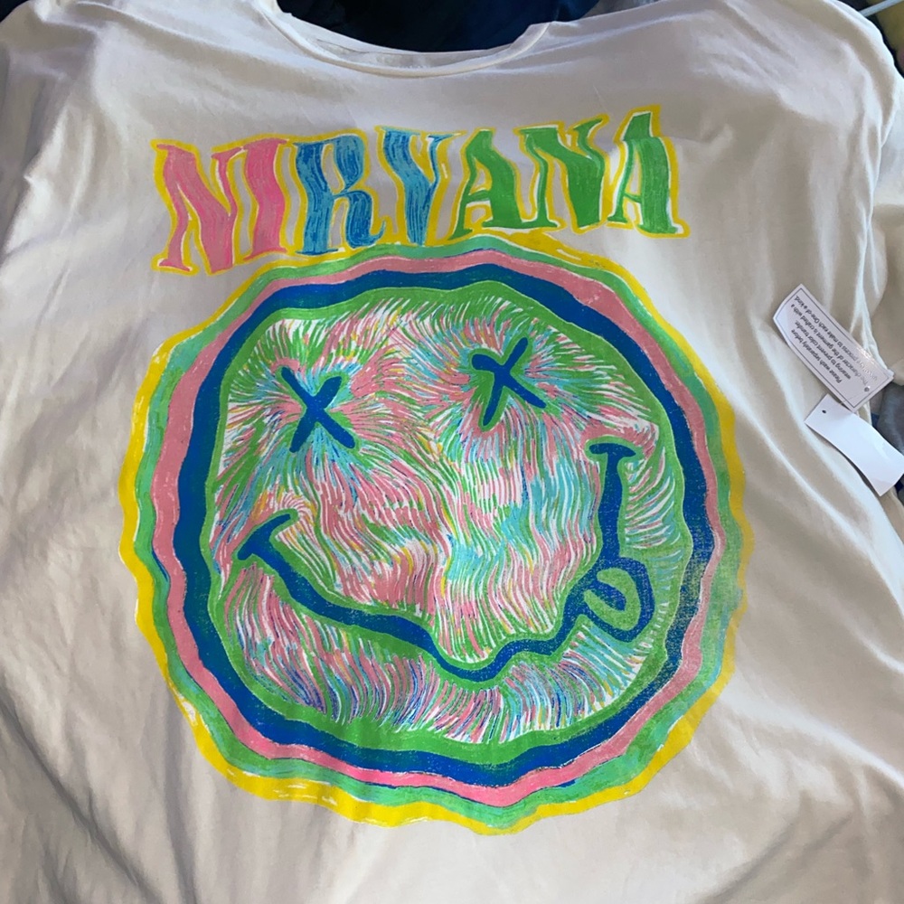 Women’s oversized Nirvana tshirt size 20-22